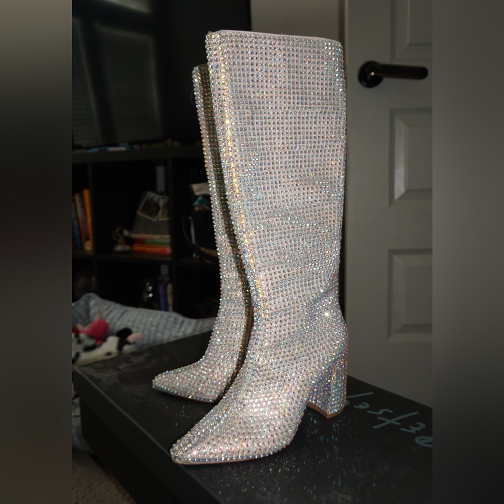 Betsey Johnson sparkle boots